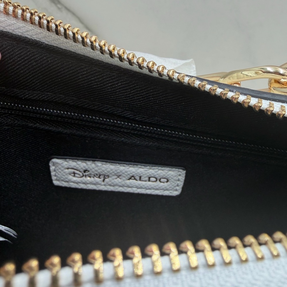 Aldo White and Black Mickey Mouse Crossbody Bag - Picture 4 of 6
